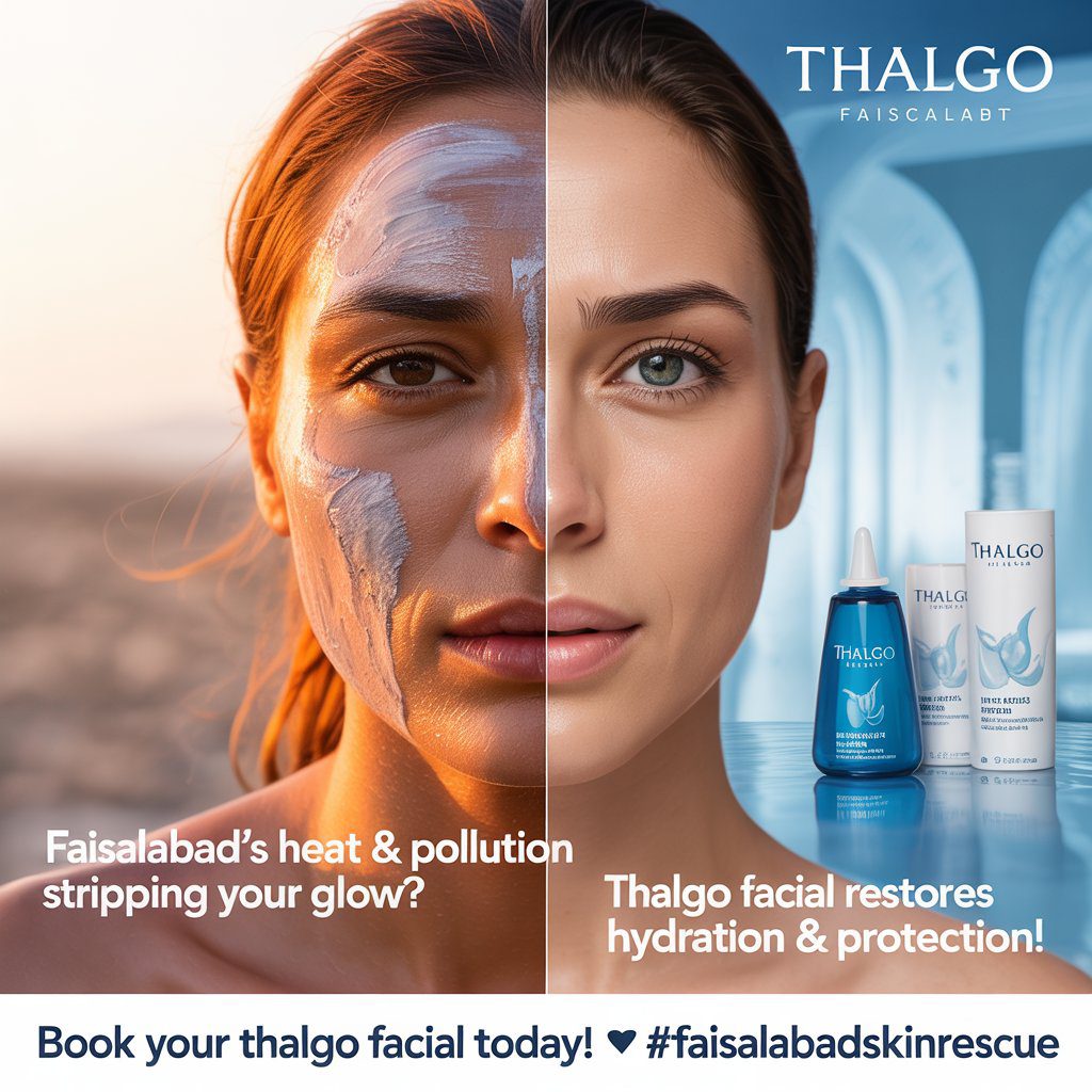 Faisalabad’s Harsh Weather Damaging Your Skin? Discover How Thalgo Facial