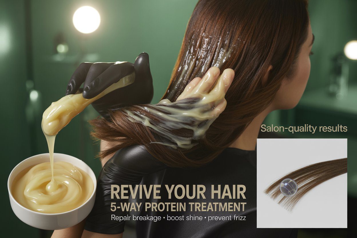 Revive Your Hair with 5-Way Protein Treatment