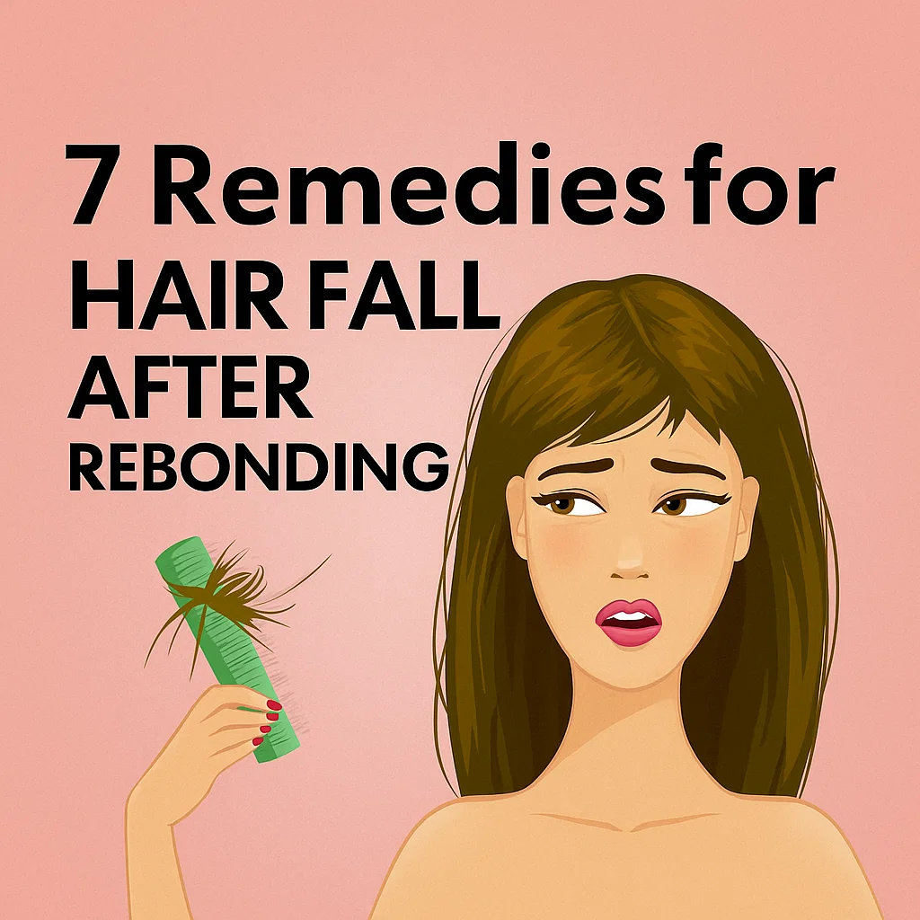 7 Powerful Remedies to Control Hair Fall After Rebonding